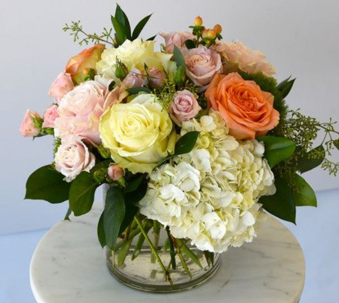 Roses and Hydrangea